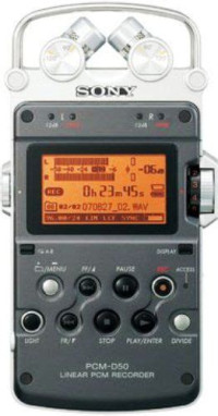 Sony PCM-D50 Linear PCM Recorder